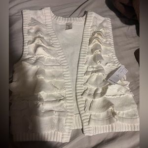 NWT girls vest cardigan